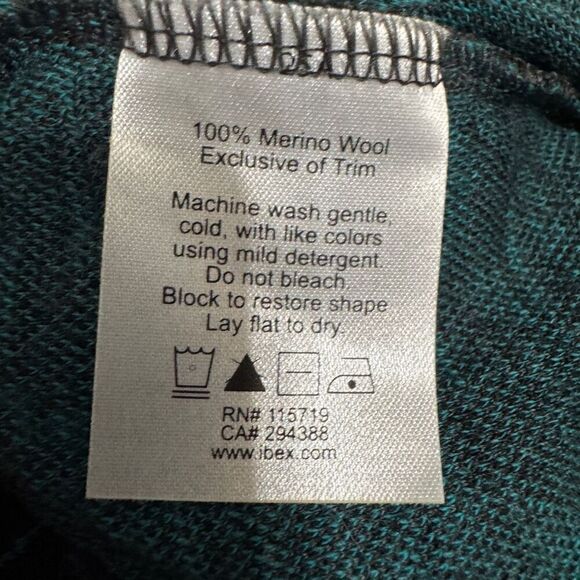 Ibex 100% wool women’s full zip up size XS - Picture 6 of 6